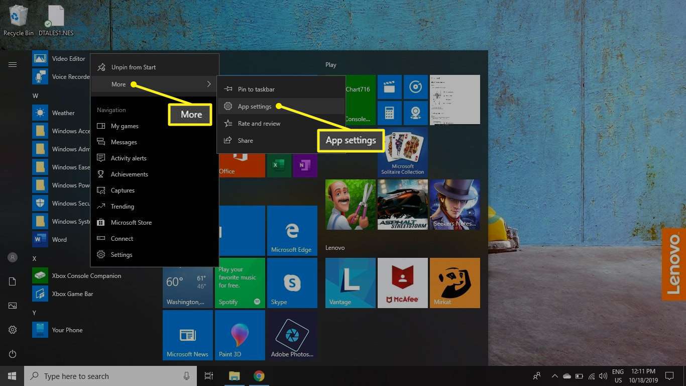 How to manage app permissions in windows settings