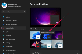 How to Enable Dark mode in Windows