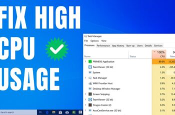 How to Fix High CPU Usage in Windows Task Manager