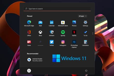 How to customize taskbar and start menu in windows 11