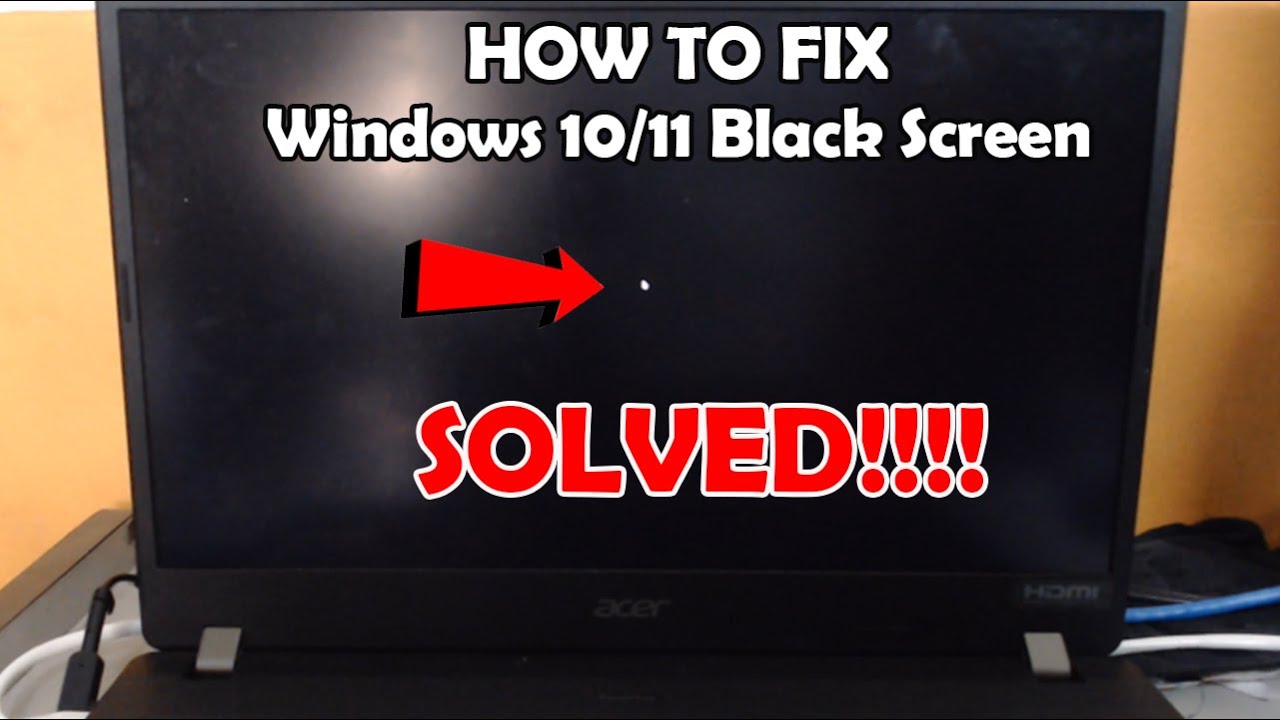 How to Resolve Black Screen After Login in Windows