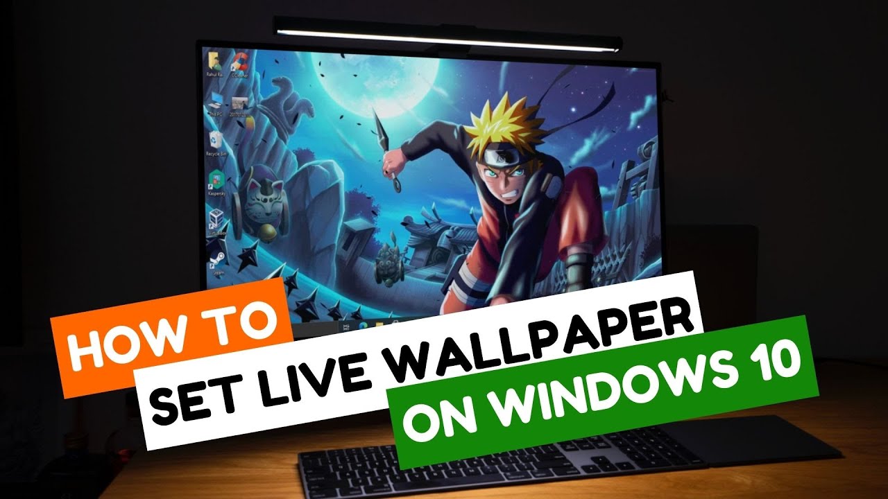 How to set live wallpaper on windows desktop