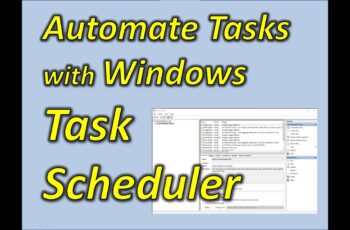 How to use Windows Task Scheduler for Automation
